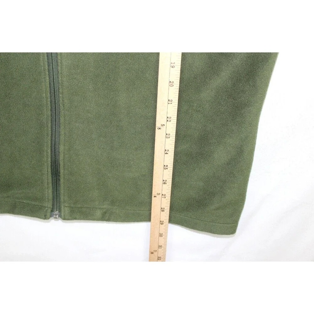 Columbia PHG Vest Men's Large Green Camouflage Fleece Full Zip Outdoor Hunting - Picture 8 of 10